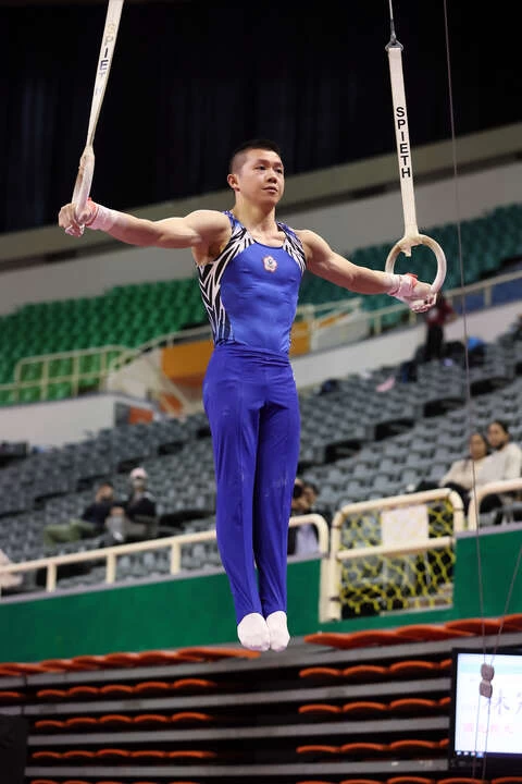 國北教大林冠儀是國內頂尖吊環好手。大會提供