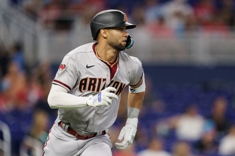 亞利桑那響尾蛇的古力歐(Lourdes Gurriel Jr.)。法新社
