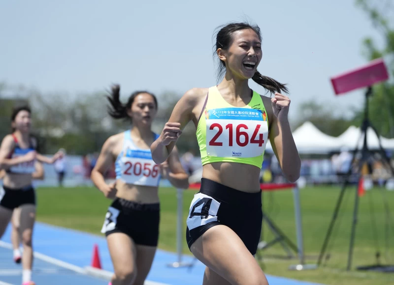 國體大張博雅公開女200m奪金。大會提供
