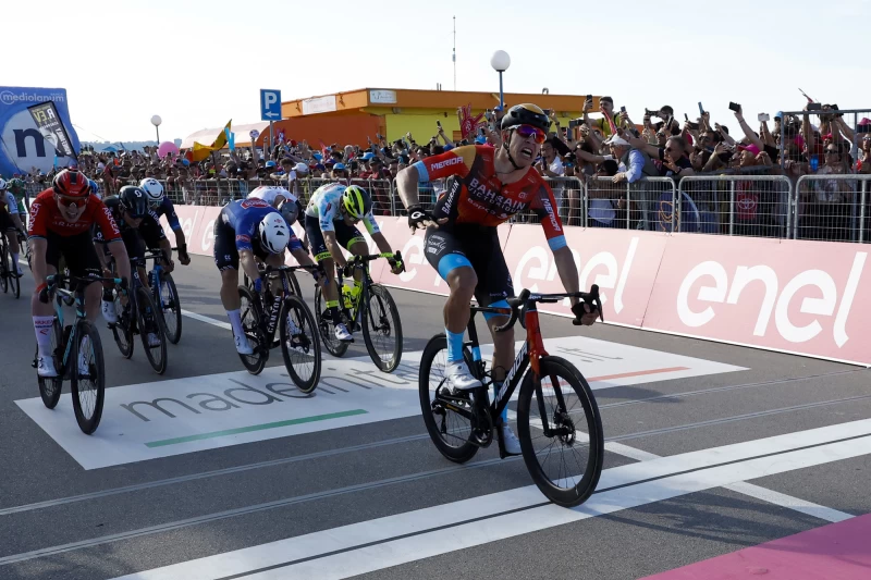 地主小將米蘭和他的銳克多座騎在環義大賽綻放光芒 。Sprint Cycling提供