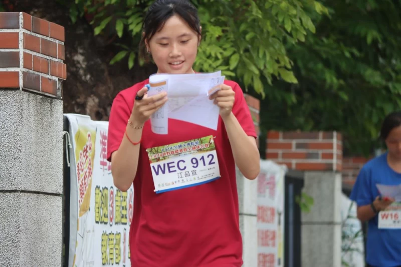 江品宣地圖研判出現失誤,與金牌擦身而過。(大會提供)