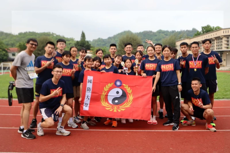 國防大學派出23名選手出賽,獲得大專錦標賽團體亞軍。(大會提供)