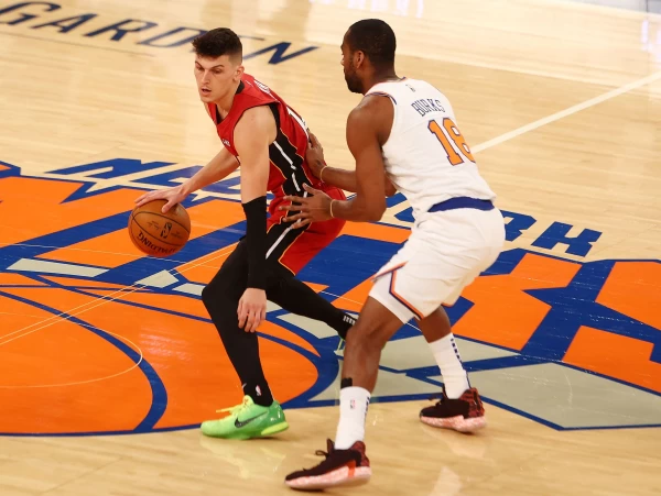 因傷缺陣多時的射手希羅(Tyler Herro),傳出最快可能在總冠軍賽第3戰歸隊。法新社