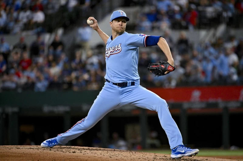 德州遊騎兵本季重金簽下的「地瓜」迪格隆(Jacob deGrom)被移入傷兵名單。法新社