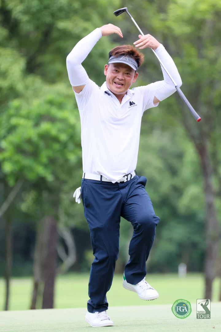 第一回合詹頂立以67桿暫並列第三。官方提供