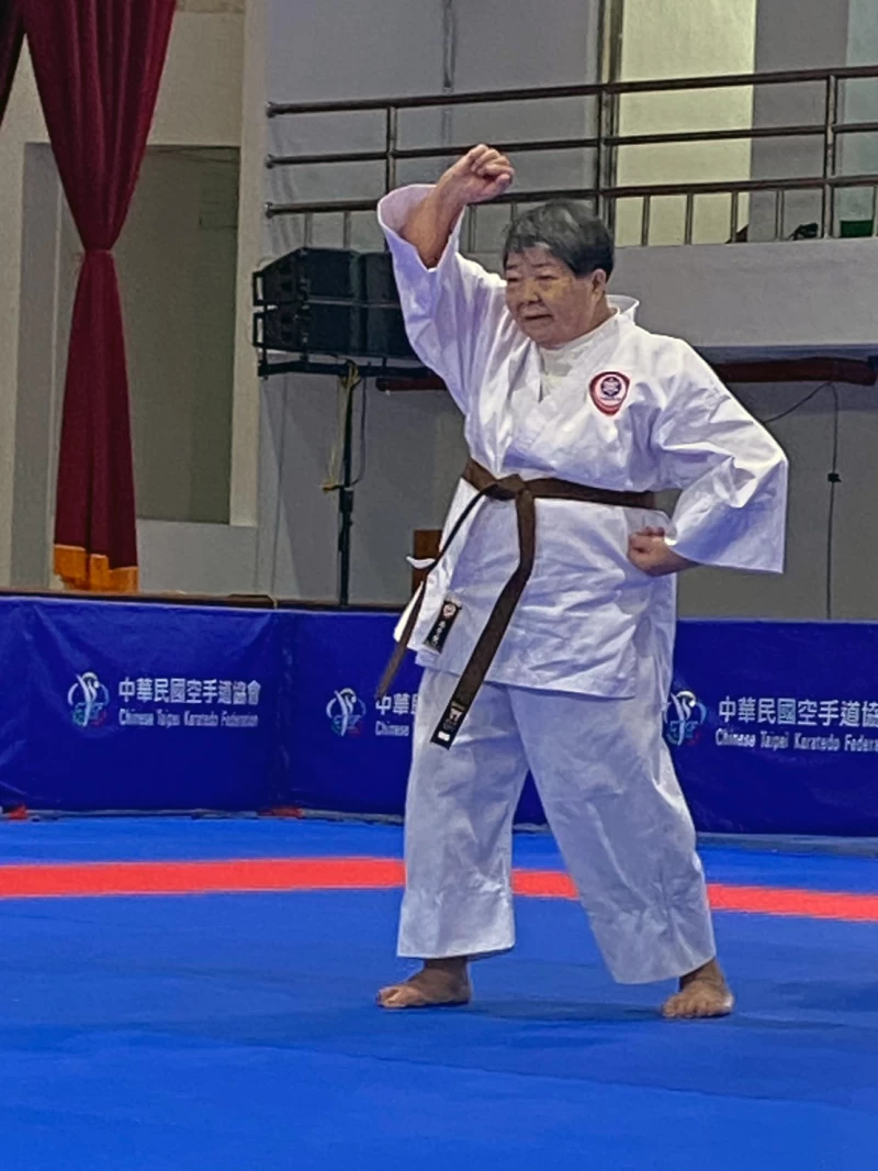90高齡陳錦雲為本屆參賽年齡最長的女子選手。大會提供
