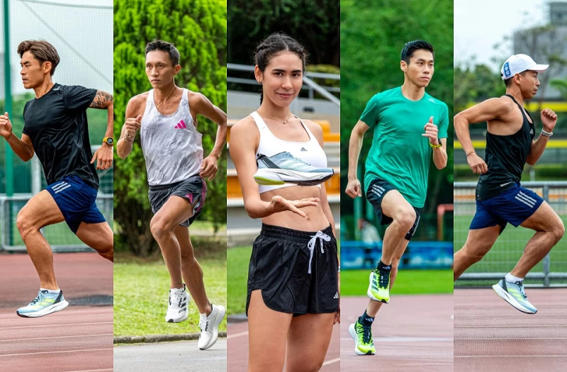 adidas adizero boston 12的進化讓蔣介文雷理莎及專業跑步教練一致認證。官方提供