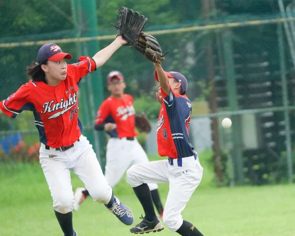 台中騎士守備瑕疵造成安打。大會提供