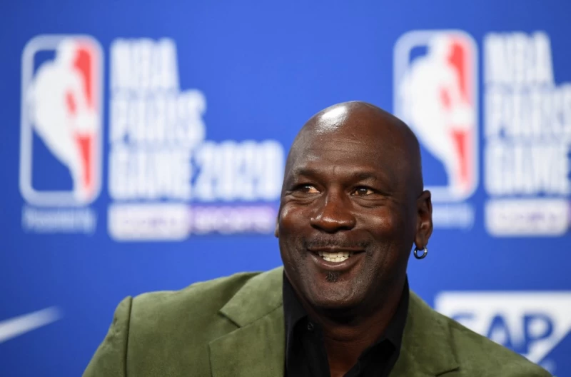 NBA傳奇球星喬丹(Michael Jordan)經商也有一套。法新社