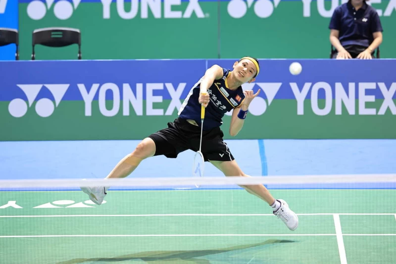 戴資穎在台北賽首輪只花28分鐘就獲勝晉級。吳榮旋攝