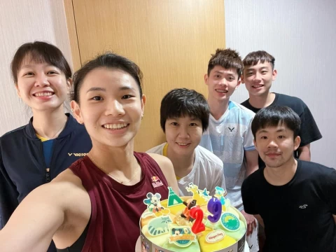 團隊幫小戴過29歲生日。摘自戴資穎ig
