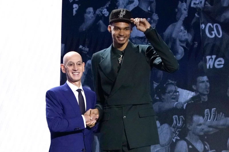 溫班亞瑪成NBA選秀狀元。法新社