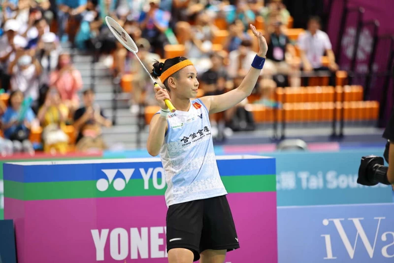 戴資穎打下台北賽19連勝。吳榮旋攝