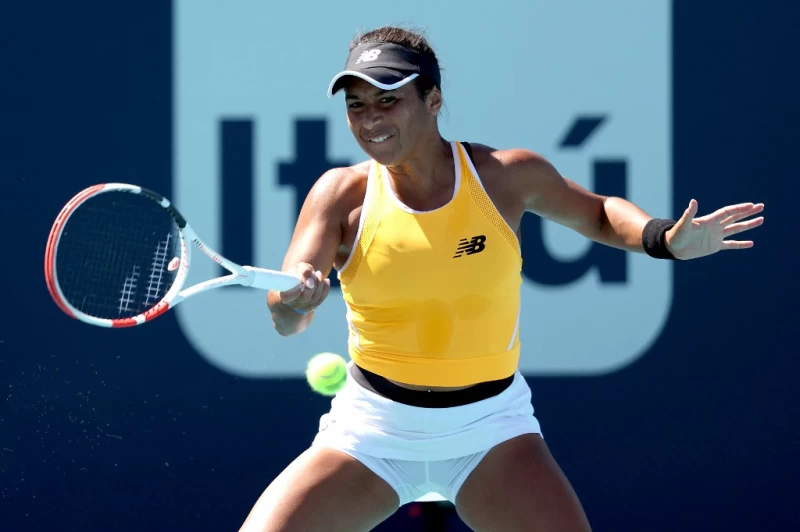 沃森 (Heather Watson) 今年打溫網不用再擔心底褲的問題。法新社