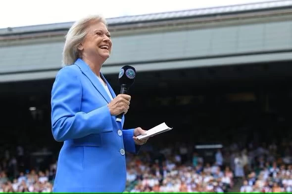 一代的溫網之音蘇·巴克 (Sue Barker) 去年退休。法新社