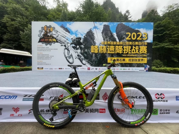 江思翰選用的戰駒為美利達one sixty。江思翰提供