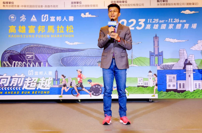 國立臺灣師範大學特殊教育學系姜義村教授感謝大家支持身障運動平權。高雄市運發局提供