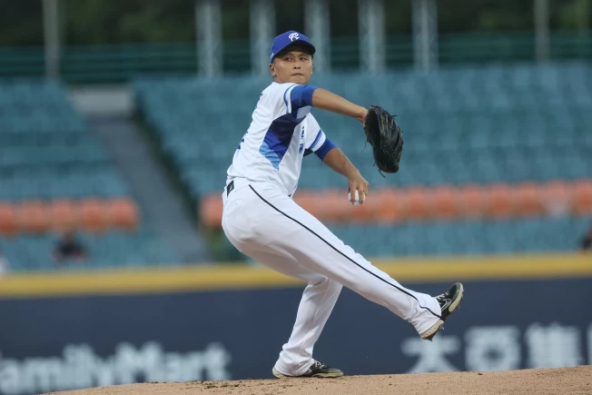 陳仕朋1安打完封味全。富邦悍將提供