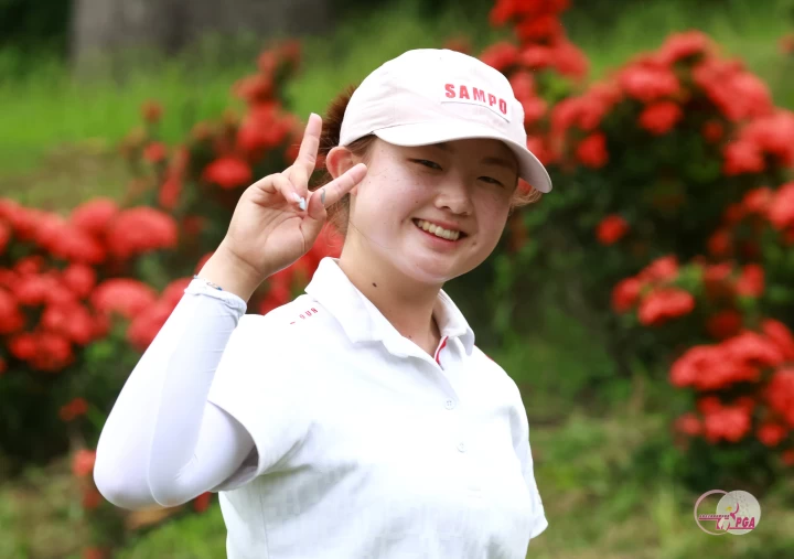 第二回合洪玉霖66桿兩回合以(-13)暫列第一。鍾豐榮攝影