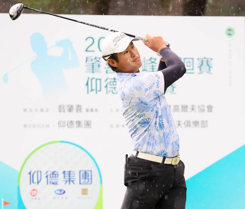 第一回合蔡凱任70桿(-2)暫並列第二。TPGA_林聖凱攝