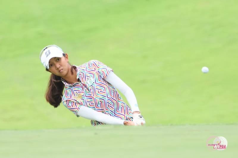 泰國選手庫緹達71桿 (-1)暫並列第二。TLPGA提供=/ 葉勇宏攝影