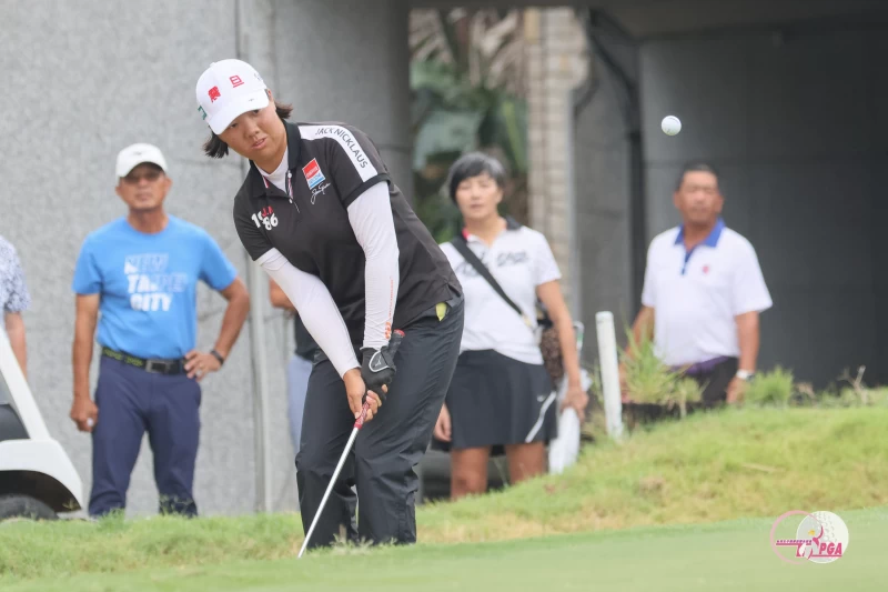 張雅淳以兩回合總桿145桿,躍居單獨第二。TLPGA提供/葉勇宏攝影