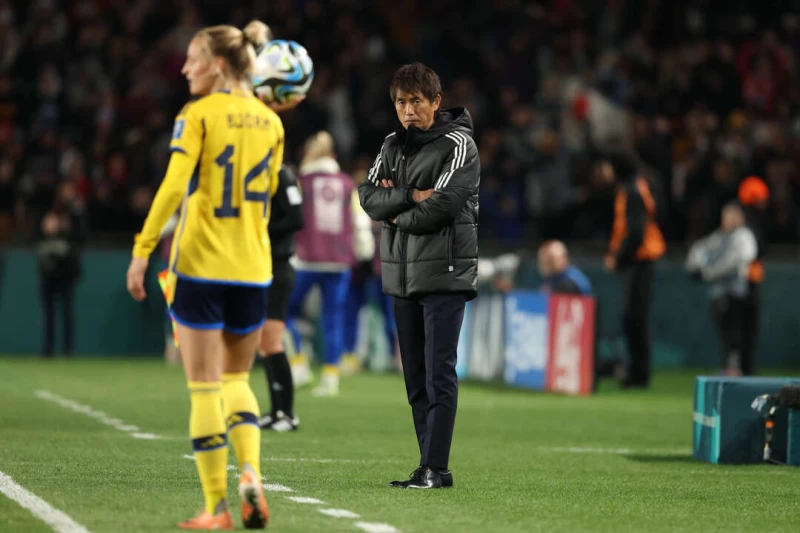 池田太率領日本女足踢出頗具風格的防守反擊球風。法新社