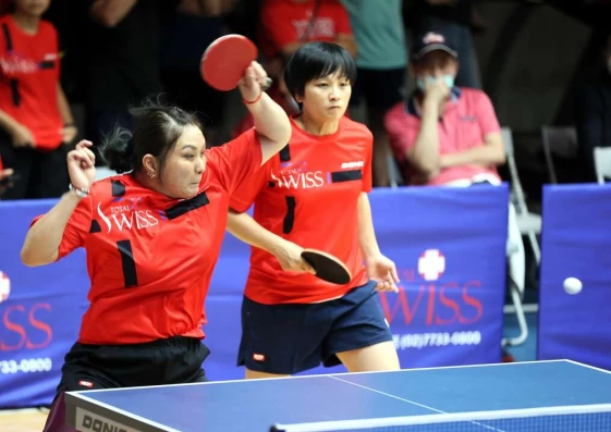2000雪梨奧運女雙搭檔崔秀里/游鳳芸再度合拍。大會提供