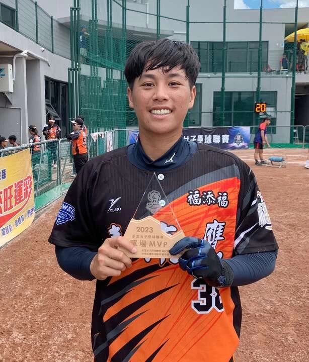 杜雅婷拿下單場MVP。（圖：中華壘協提供）