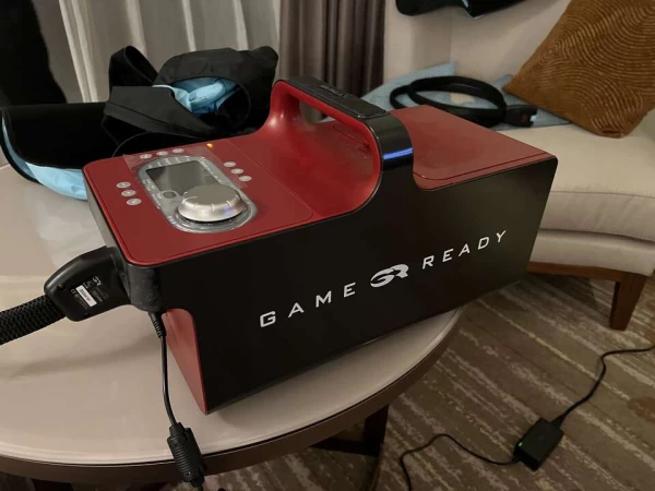 愛爾麗為中華隊購入的美國GameReady加壓冷療冷循環系統。愛爾麗集團提供