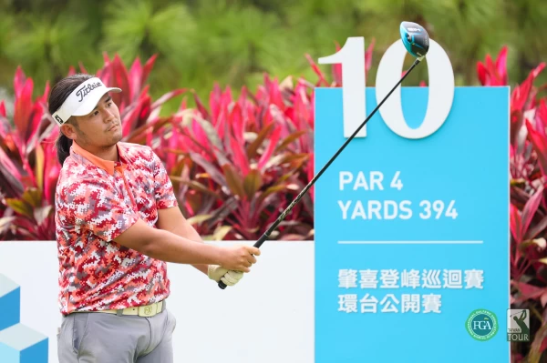 第二回合丁子軒以兩回合成績135桿 9暫並列第二。TPGA_ 林聖凱攝影