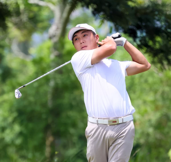 第二回合洪瑞誠以兩回合成績136桿 8暫並列第五。TPGA_ 林聖凱攝影