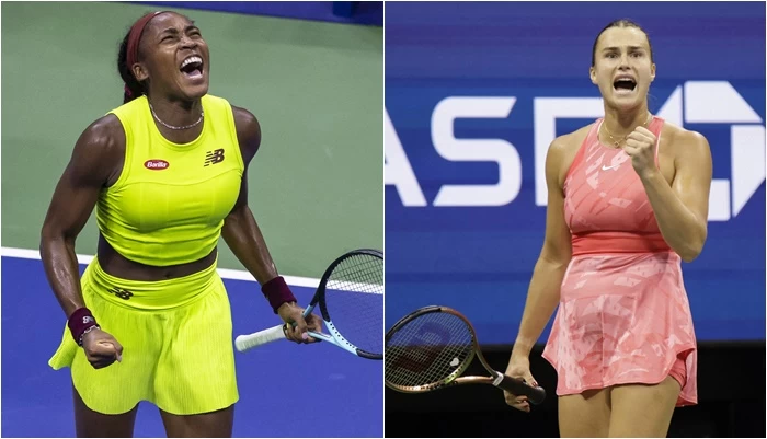 美網女單新冠誕生 美國19歲天才少女高芙(Coco Gauff，左)vs.新科世界球后莎芭蓮卡(Aryna Sabalenka)。法新社