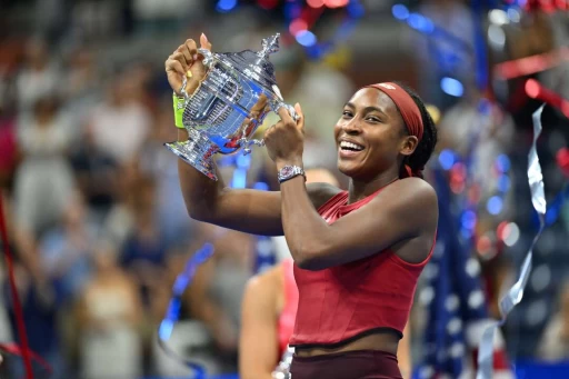 美國天才少女高芙 (Coco Gauff)15歲就獲贊助商吹捧。法新社