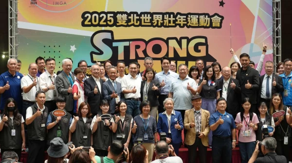臺北市長蔣萬安及新北市長侯友宜共同出席STRONG WIN暖身系列活動啟動記者會,台北市體育局提供