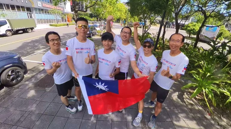 台灣組成六人團隊參加今年九月下旬在智利舉行的阿他加馬寒漠超級馬拉松賽。官方提供