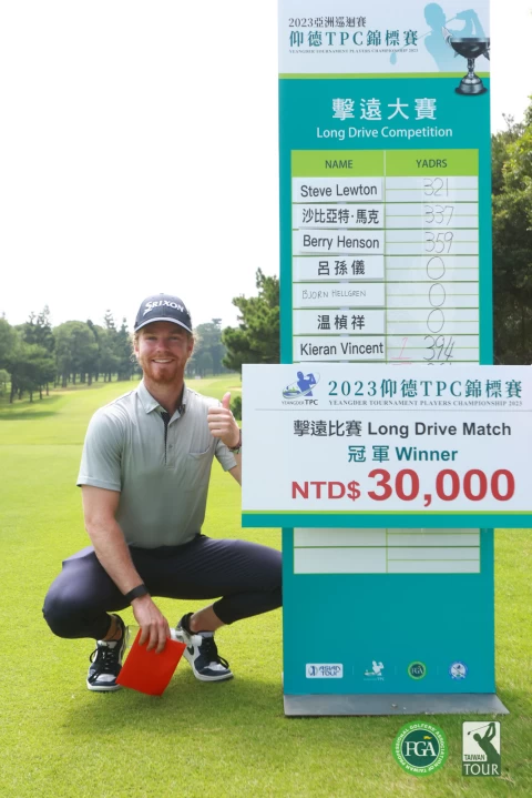 辛巴威文森擊遠大賽第一名。TPGA提供/鍾豐榮攝