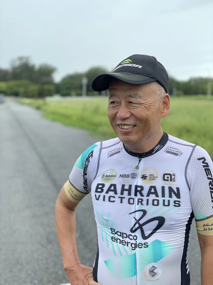 現年62歲的最強阿伯蔡明宜一身好膽,挑戰墨西哥4520公里長征。美利達自行車提供