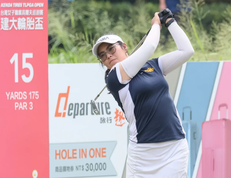 泰國女將喬雷達以兩回合總桿低於標準桿6桿的138桿並列領先。TLPGA提供/葉勇宏攝影