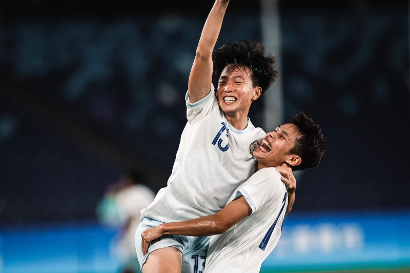 中華女足逆轉勝印度。(圖:彭善豪攝)