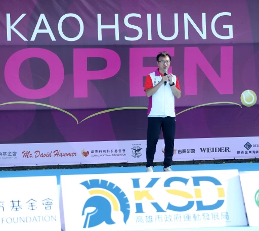 高雄市政府運動發展局局長侯尊堯。大會提供