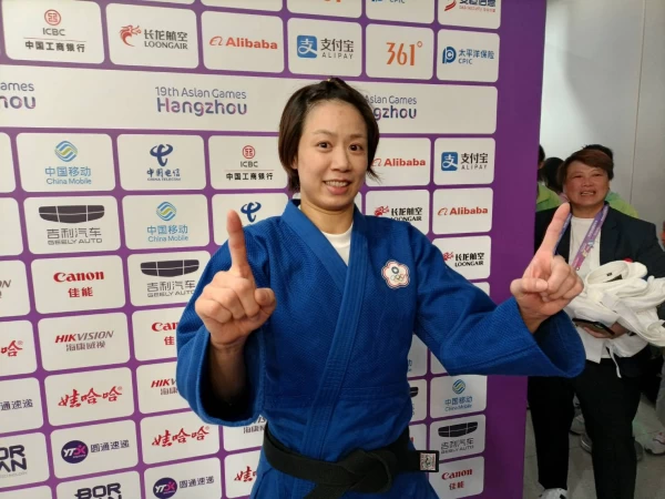 連珍羚首度打敗玉置桃首度拿到亞運金牌。詹健全攝
