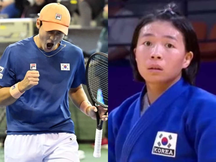 南韓網球選手權純雨(Soonwoo Kwon)和李慧卿都成比賽另類焦點。照片取自soonwookwon IG、網路