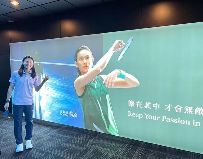 戴資穎已抵達杭州,並向粉絲們報平安,手傷無礙。翻攝自戴資穎/ Tai Tzu Ying 臉書