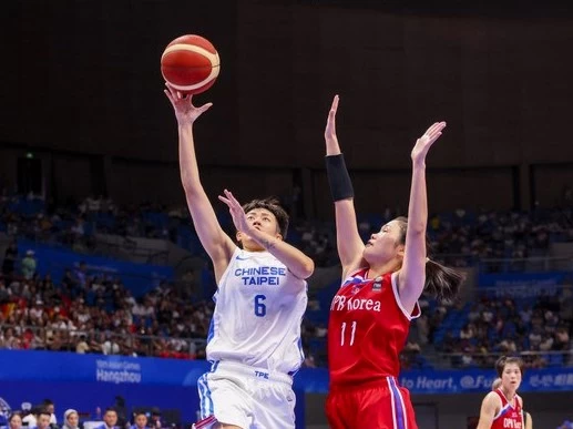 中華女籃險勝泰國。取自杭州亞運官網