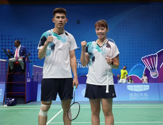李佳馨/葉宏蔚拿下第一勝!中華奧會提供