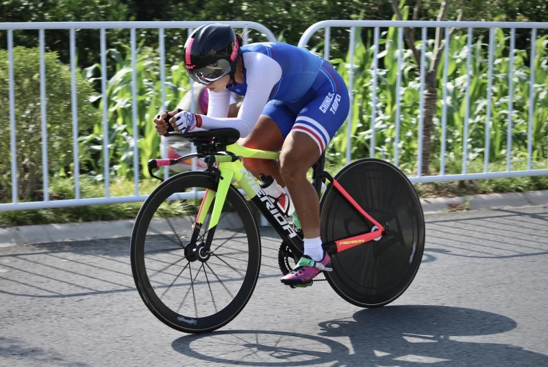 美利達之星黃亭茵公路女子個人計時獲第11。美利達提供