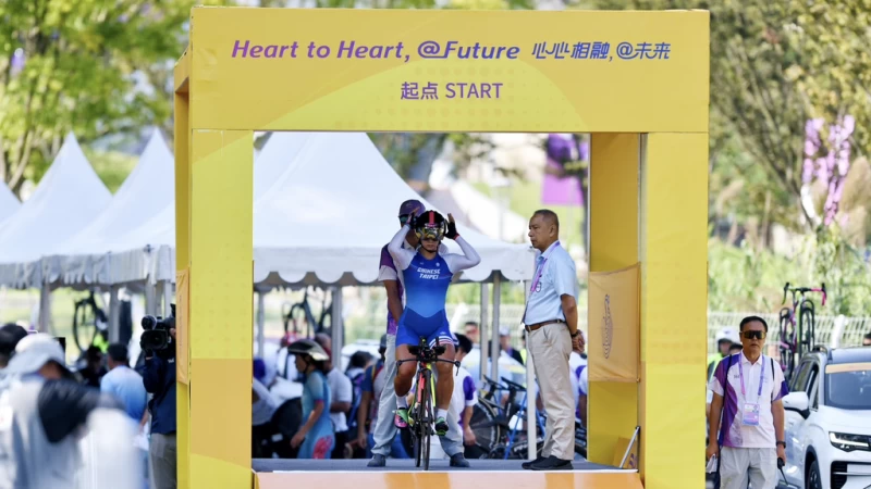 美利達之星黃亭茵明天還有公路賽。美利達提供
