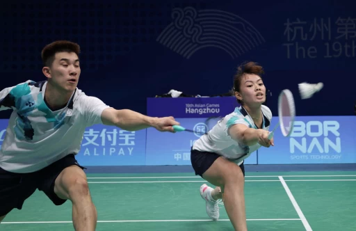 李佳馨/葉宏蔚惜敗無緣4強。中華奧會提供
