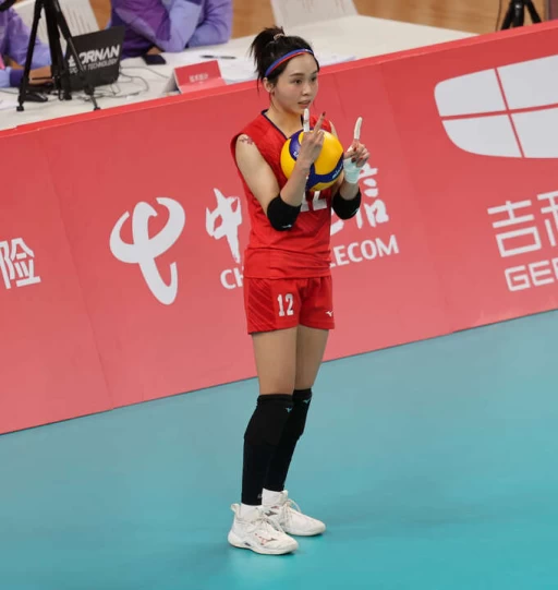 中華女排廖苡任。（中華奧會提供）